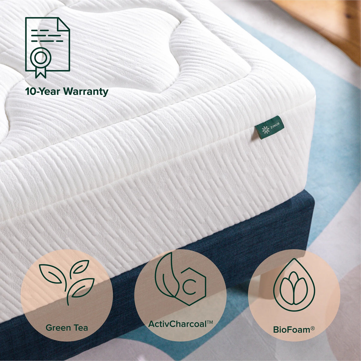 Memory Foam Mattress King F1906