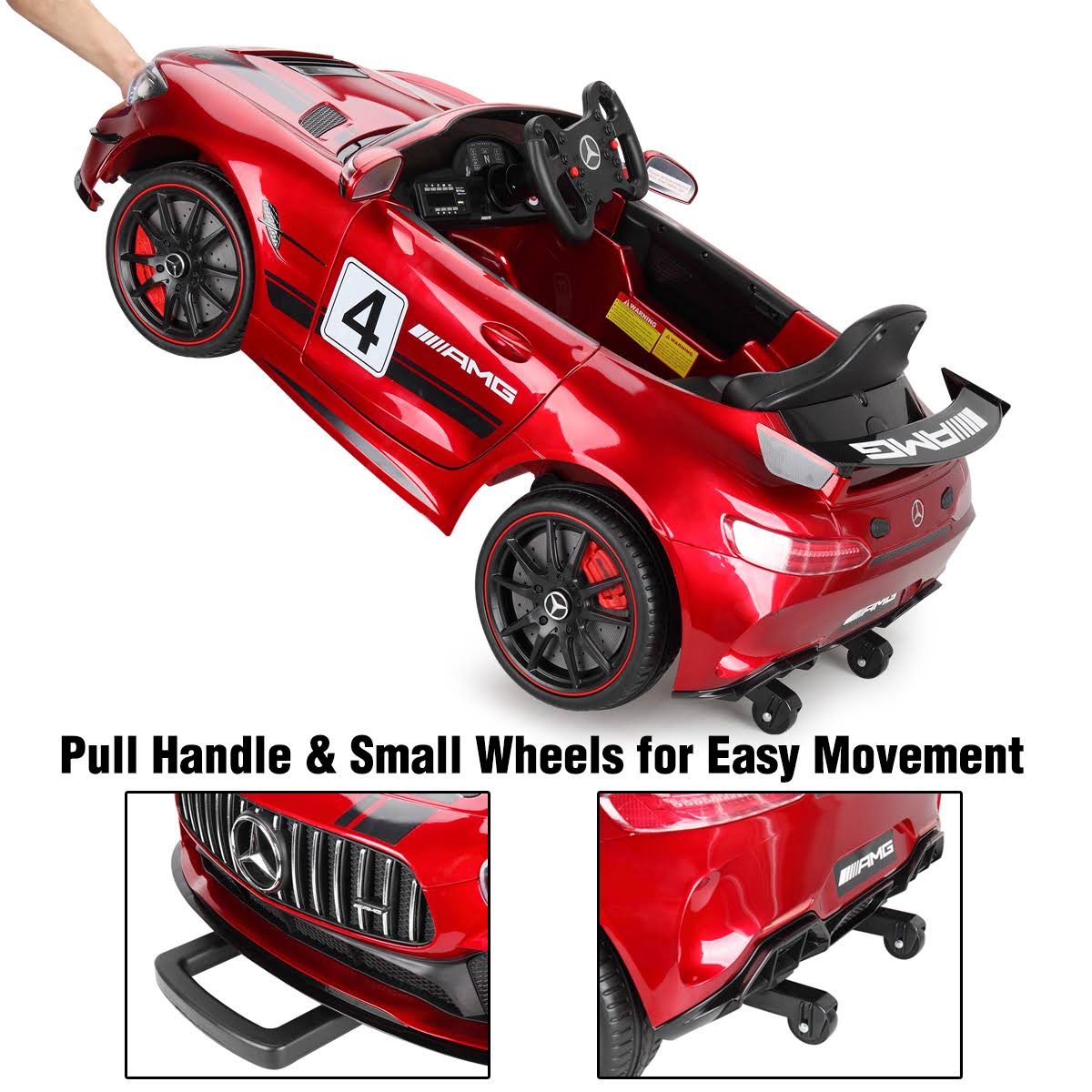 Red 12V Electric Ride on Car O6303