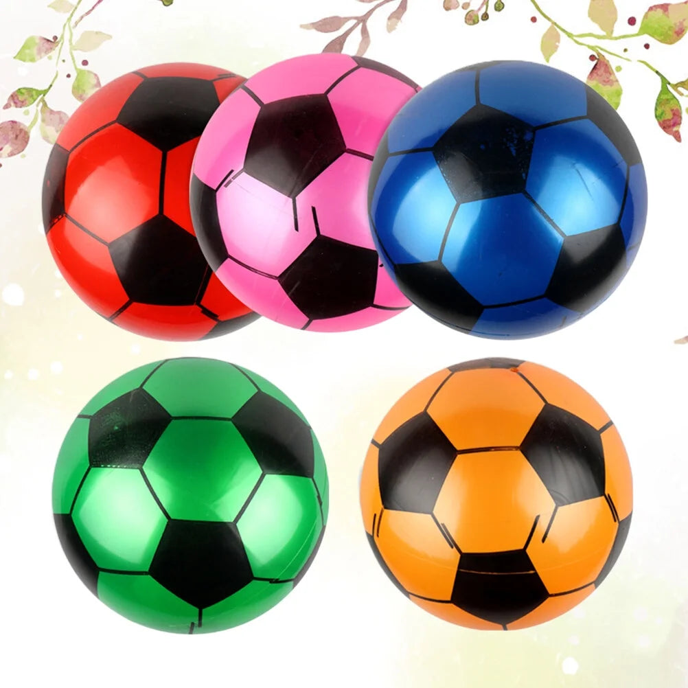 5PCS Inflatable Rubber Football Toys F21476
