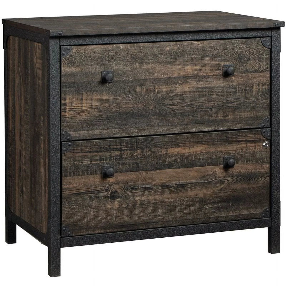 2-Piece Lateral File and Library Hutch Set A196417