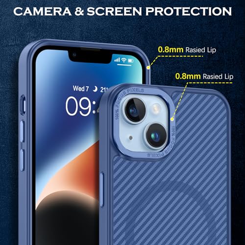 Carbon Fiber Pattern Case for iPhone 14 6.1 Inch W191991