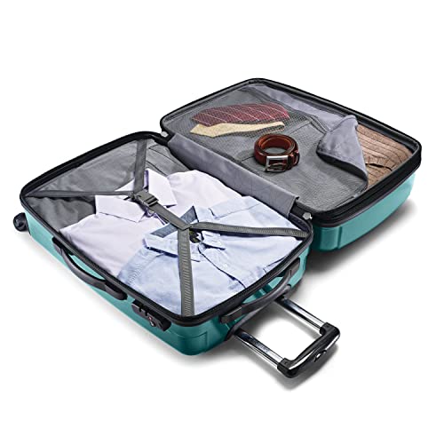 Brushed Anthracite Hardside Expandable Luggage with Spinner Wheels, Checked-Large 28-Inch Z996027