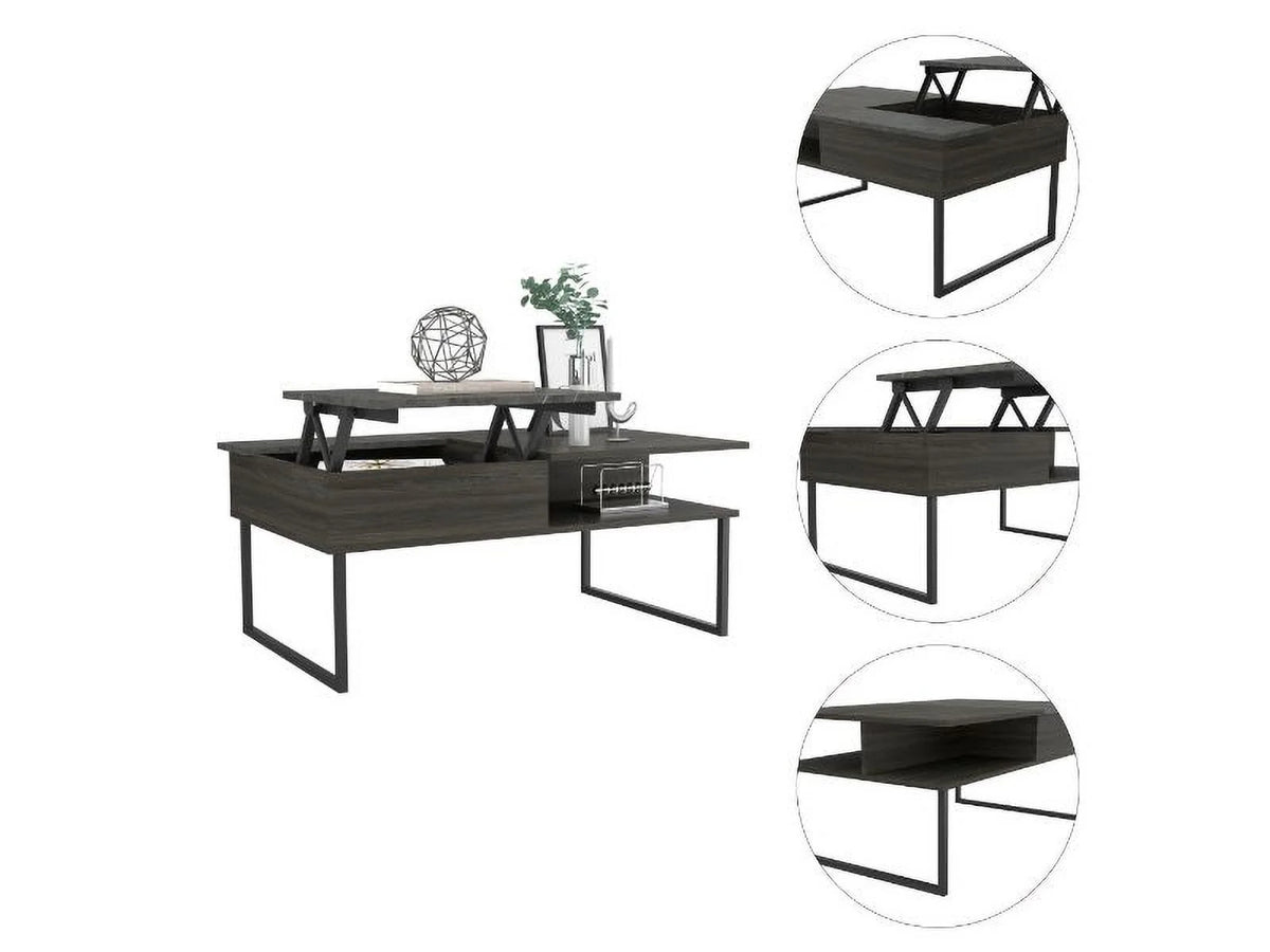 Lift Top Coffee Table with One Shelf H917801