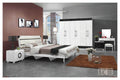 King Size Bed Nightstand Dresser Wardrobe K74520
