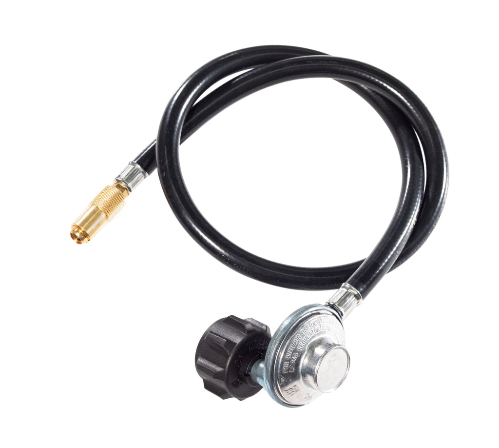 Rubber Propane Griddle Adapter Hose with Regulator U961