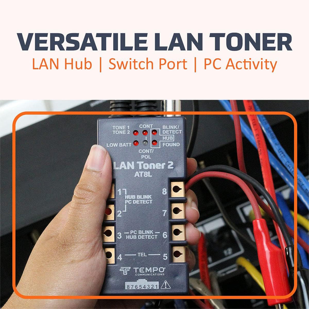 Digital LAN Tracing Kit with Filtered Tone Probe and LAN Toner N1004