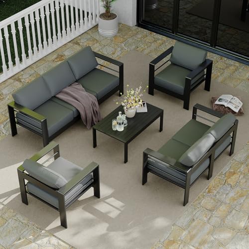 7 Seats Aluminum Patio Furniture Set G555