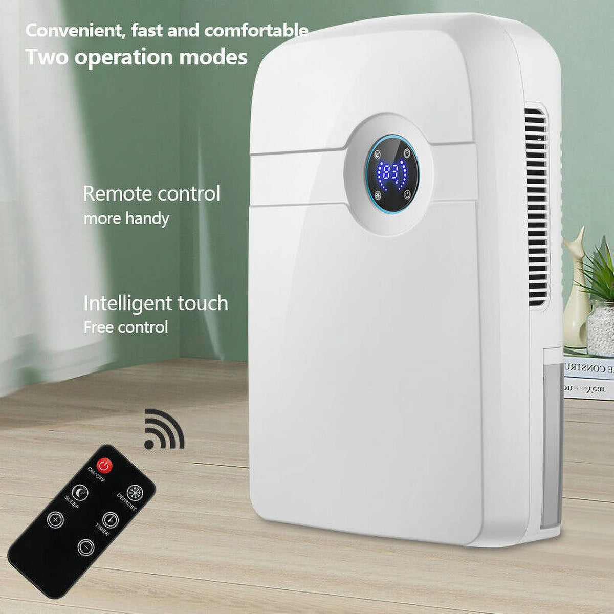 2.5L Water Tank Dehumidifier with Drain Hose O4765