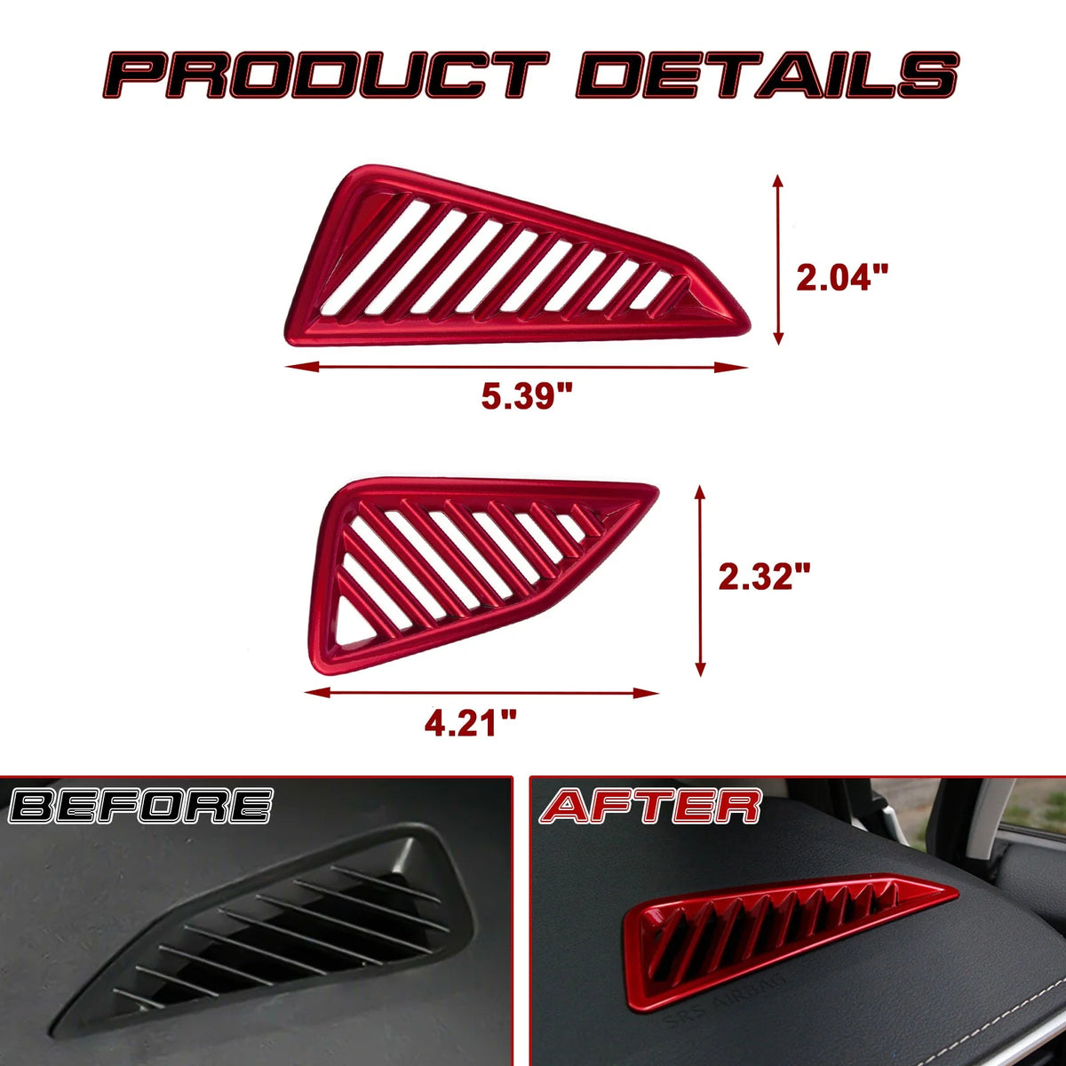 Dashboard AC Outlet Cover Trim Panel Frame V883009