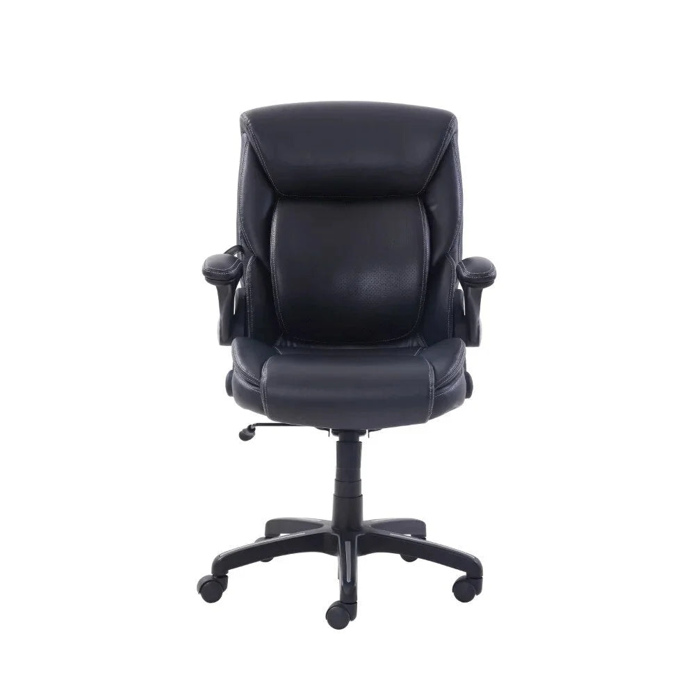 Black Bonded Leather Office Chair A6583