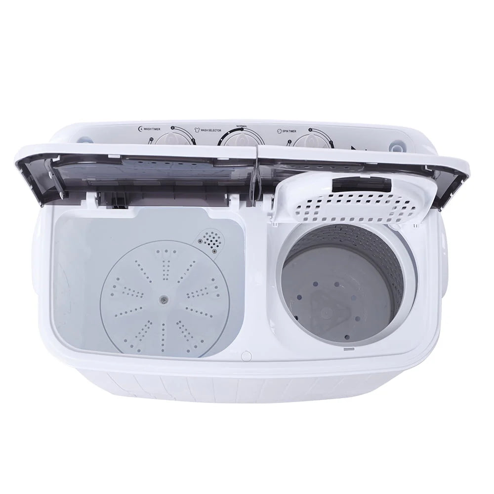 14.3LBS Semi-automatic Compact Twin Tub Washing Machine S2547