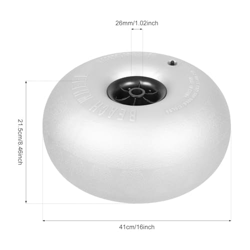 2pcs PVC Beach Balloon Wheels N189