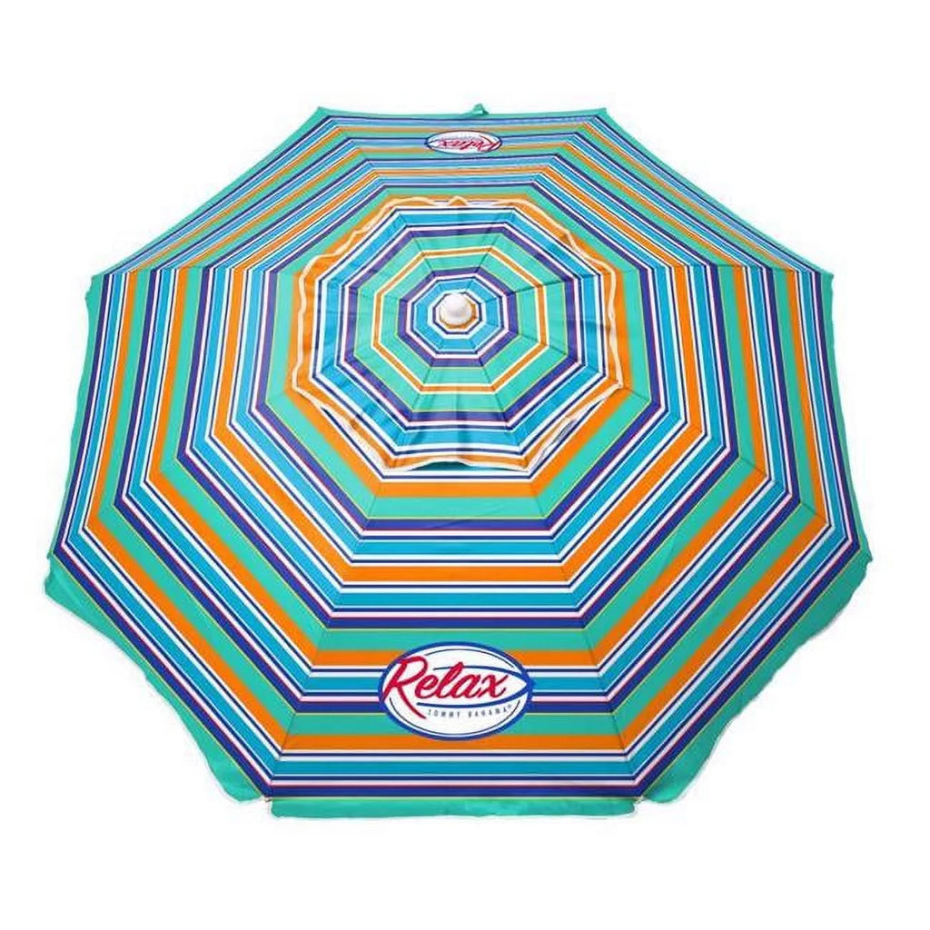 6 ft. Tiltable Multicolor Beach Umbrella S68306