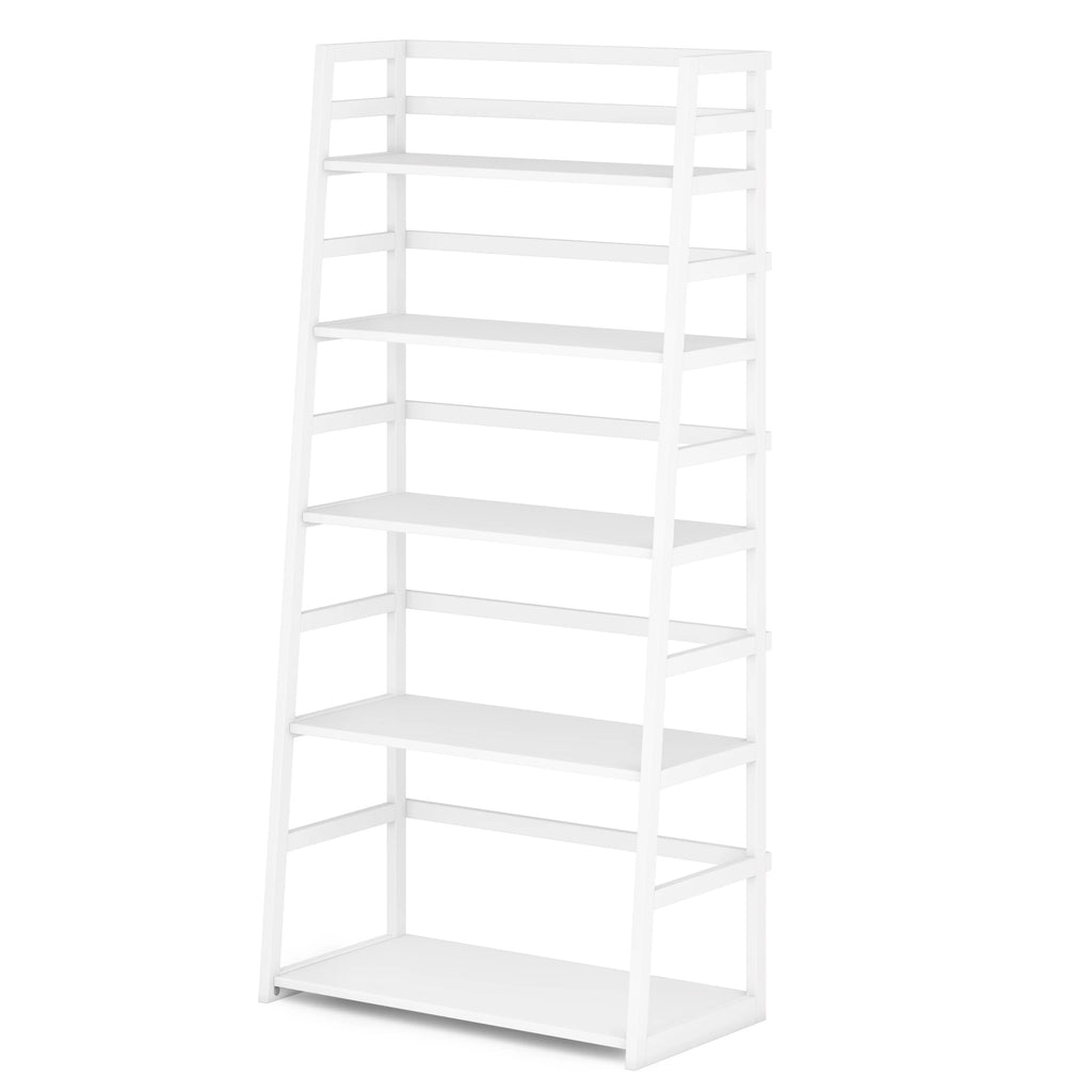 White Ladder Shelf Bookcase X515
