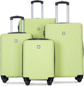 4 Piece Lightweight Luggage Set with TSA Lock & Spinner Wheels E4656