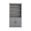 36x22 W Standard Bookcase Dark Gray 5 Shelves P884