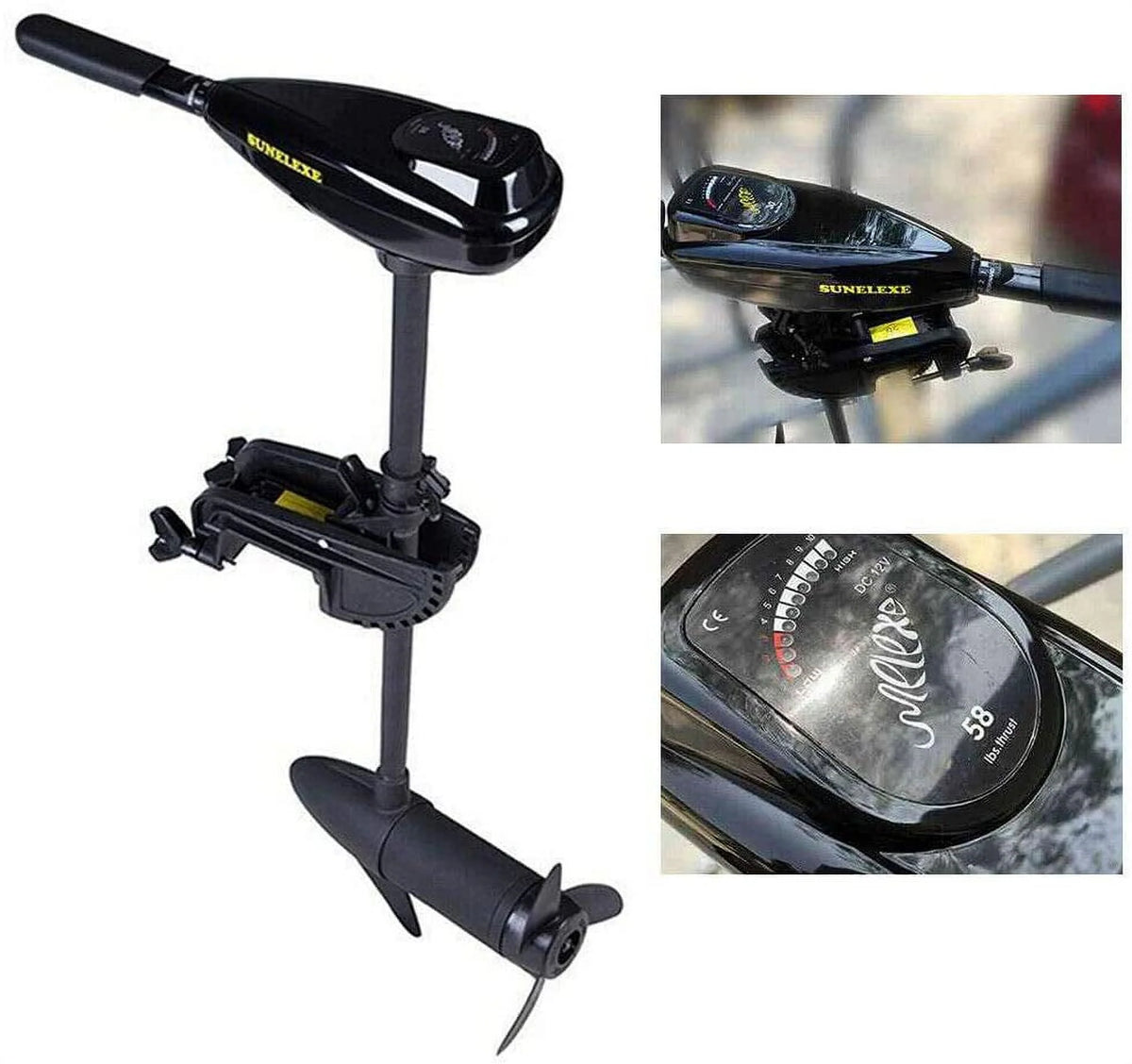 12V 58LBS Thrust Electric Trolling Motor M935