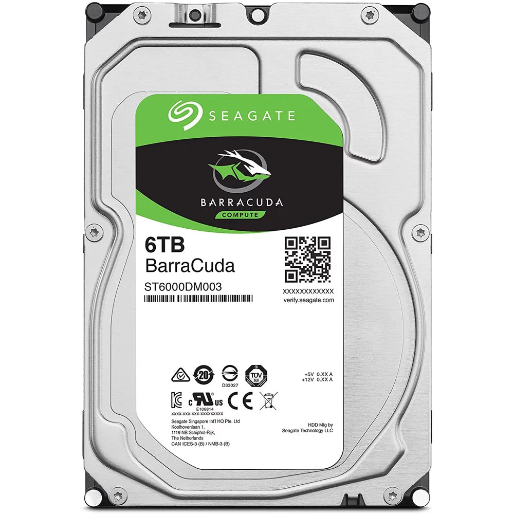 6TB Internal Hard Drive HDD 3.5 Inch SATA 5400 RPM 256MB Cache U427
