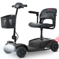 Heavy Duty 4-Wheel Mobility Scooter with Front & Rear Light, Black Y5489