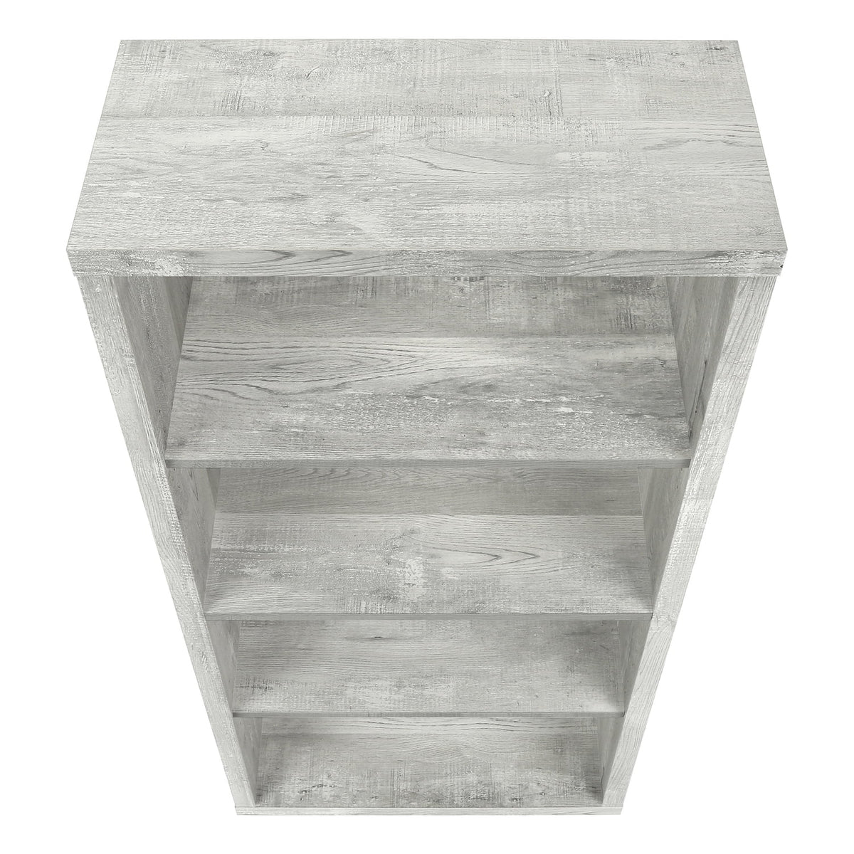 Grey 5 Tier Laminate Bookshelf H6506