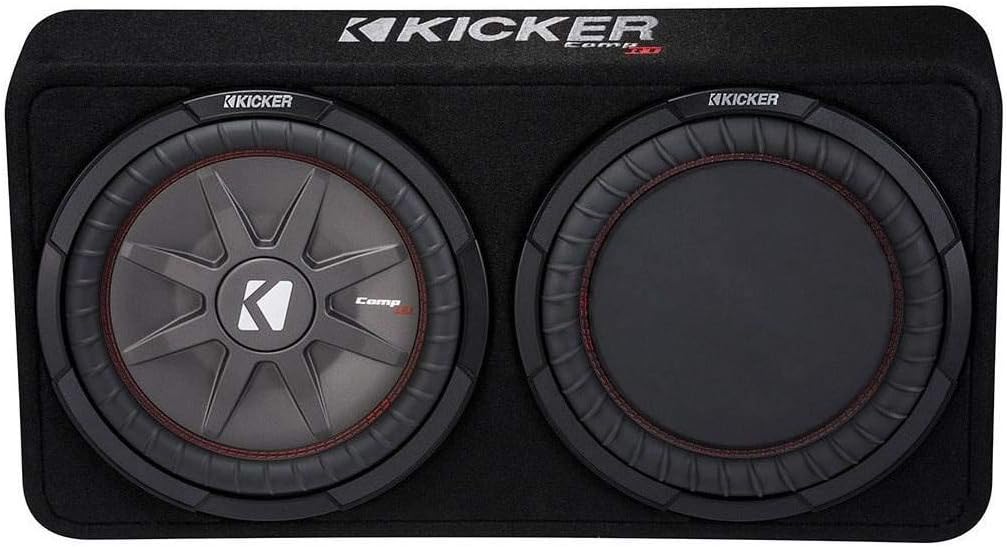 12" 2-Ohm Slim Shallow Subwoofer Sealed Enclosure I787