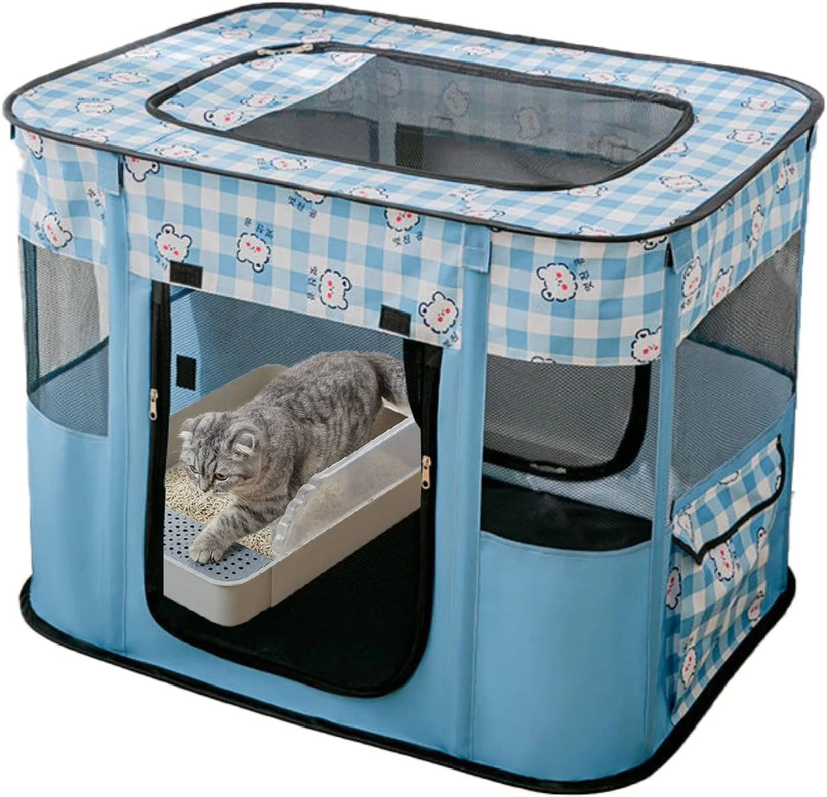 Portable Foldable Pet Playpen with Handbag W641