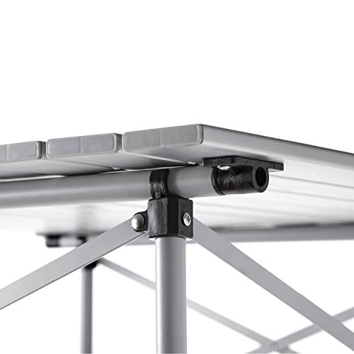 Compact Folding Aluminum Camping Table with Carry Bag E656537