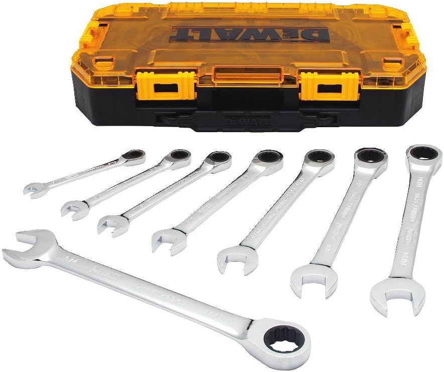 8-Piece SAE Combination Ratcheting Wrench Set U81251
