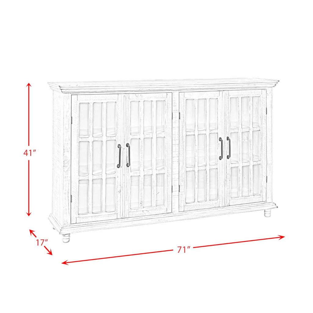 White Server with Black Interior Y4689