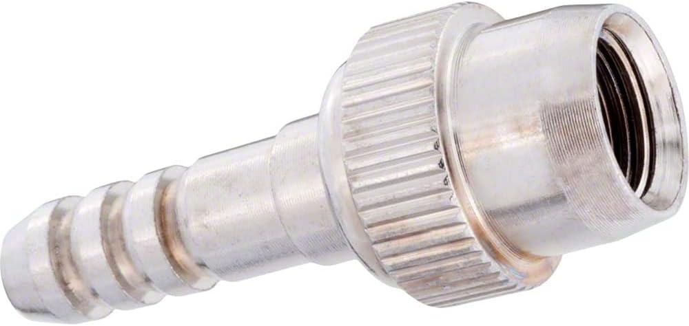 Thread-on Schrader Chuck with 1/4 hose barb T77744