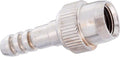 Thread-on Schrader Chuck with 1/4 hose barb T77744