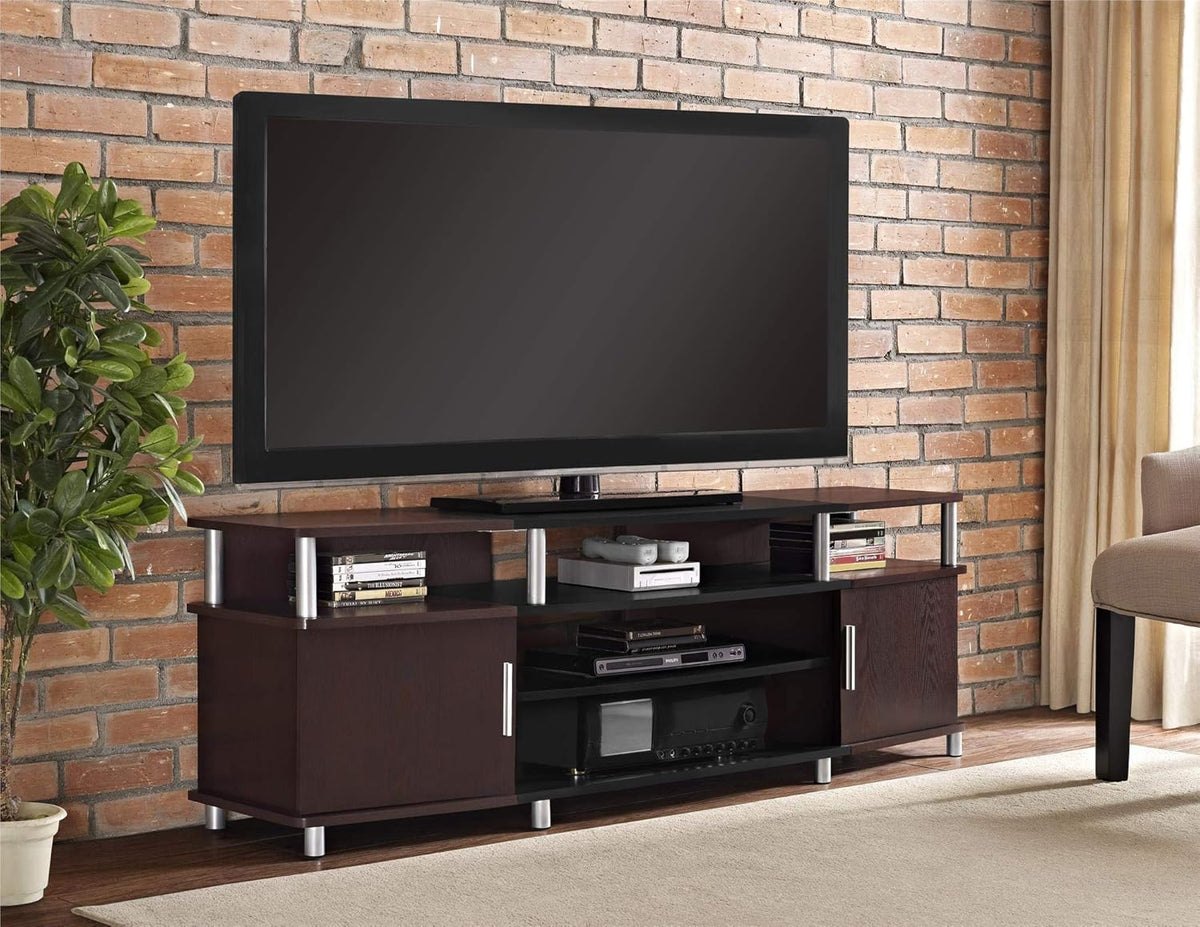 Cherry Electric Fireplace TV Console X485139