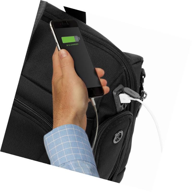 Black Carry-On Smart Duffel H96564