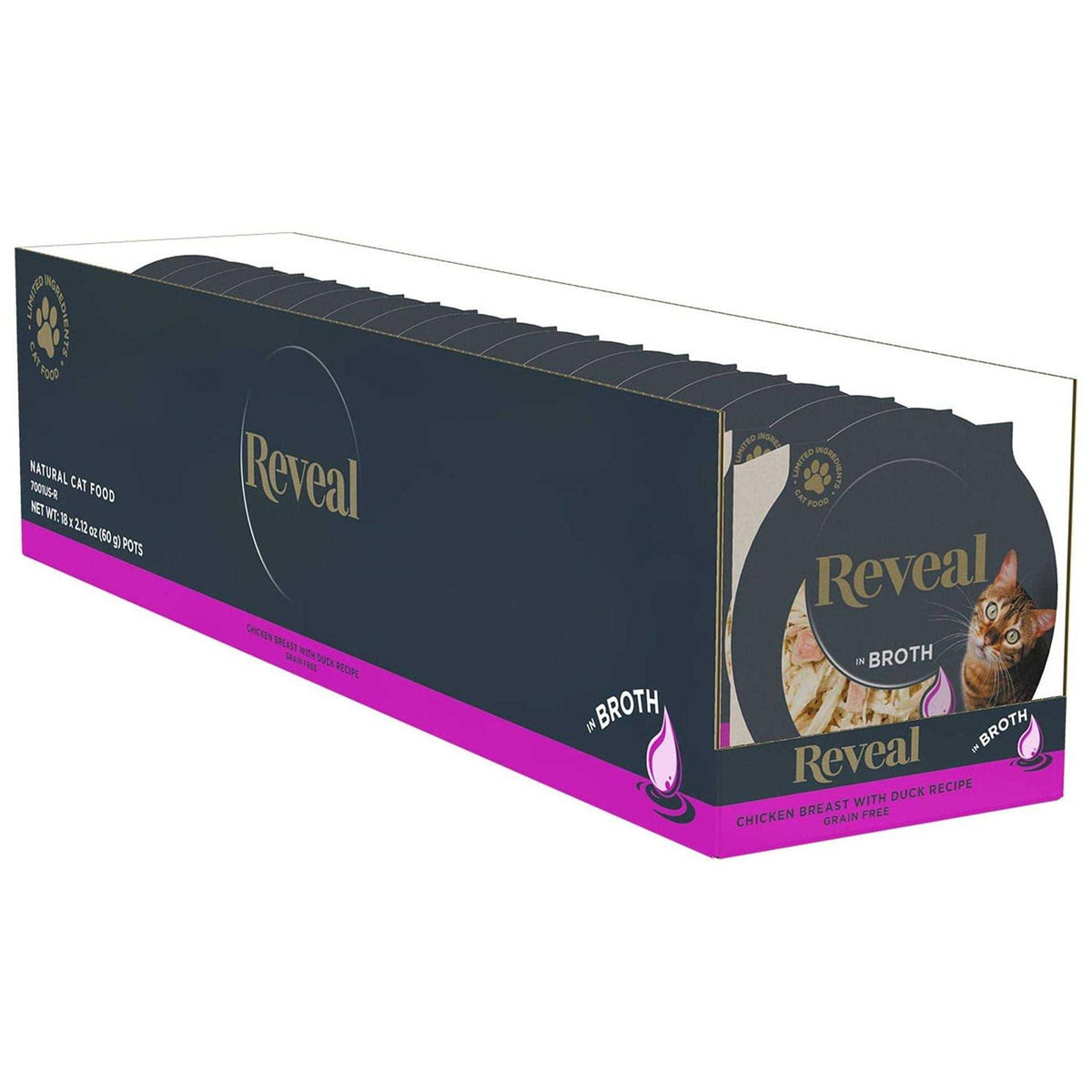 Wet Cat Food Tuna Fillet with Sea Bream in Broth F80463