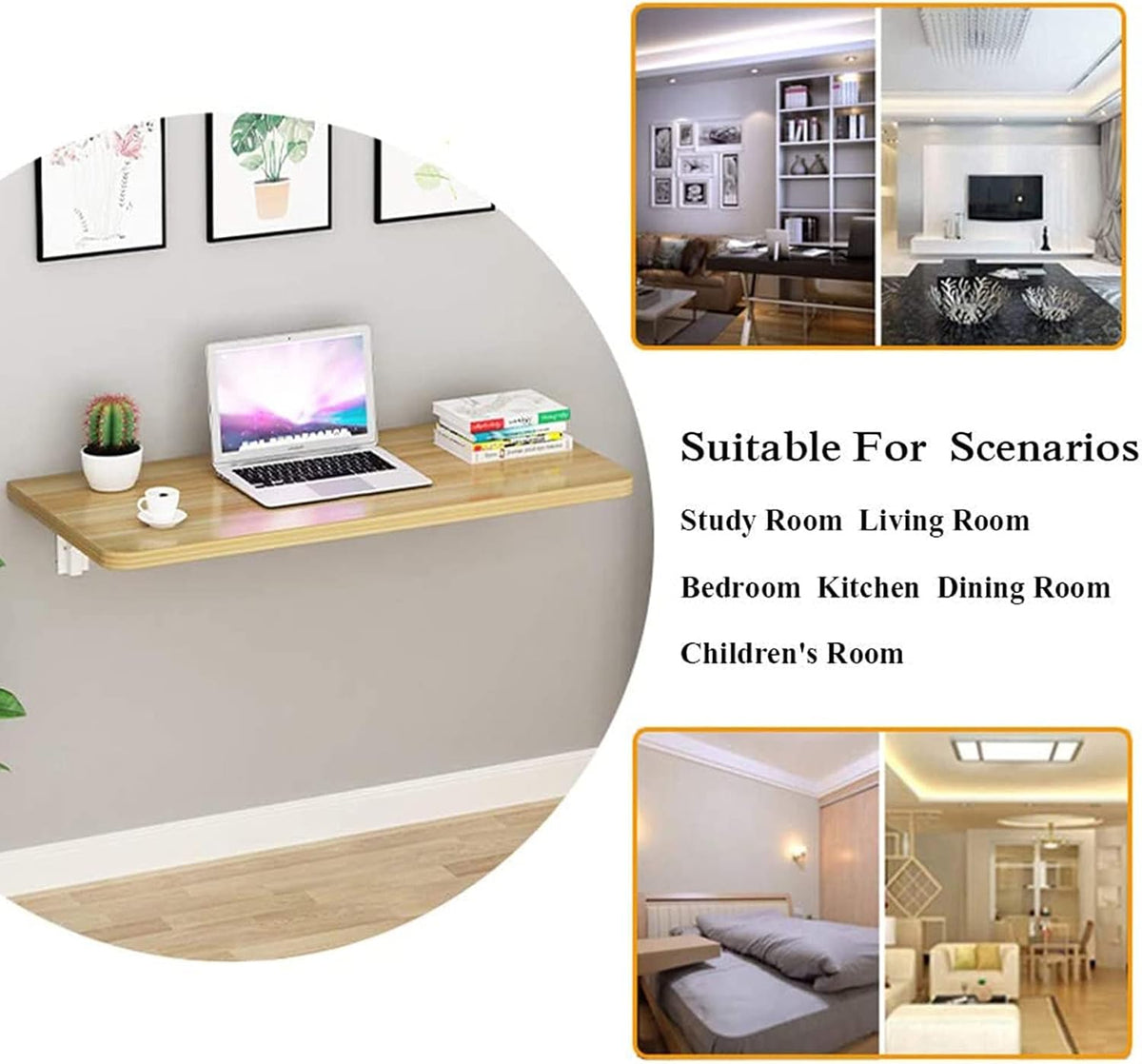 Wall Mounted Fold Down Desk H1356
