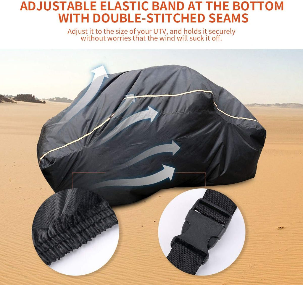 Waterproof UTV Covers Pack of 2 with Reflective Strip B830