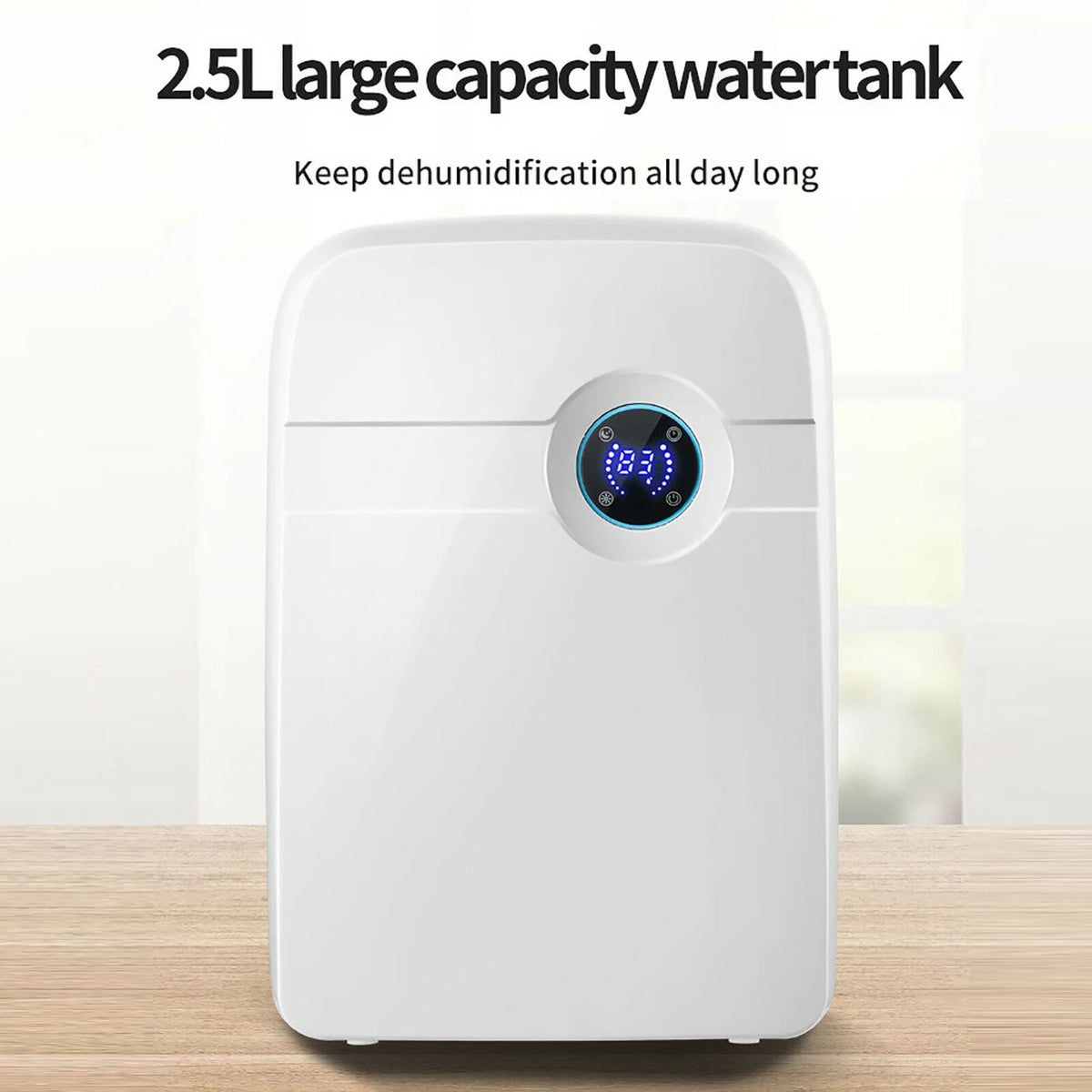 2.5L Water Tank Dehumidifier with Drain Hose O4765