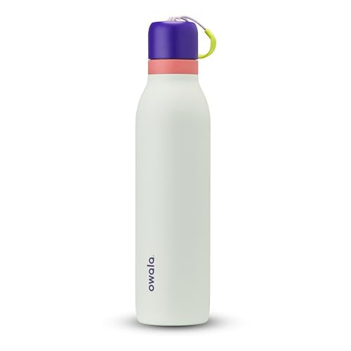 24-oz Insulated Stainless Steel Water Bottle with Straw O816