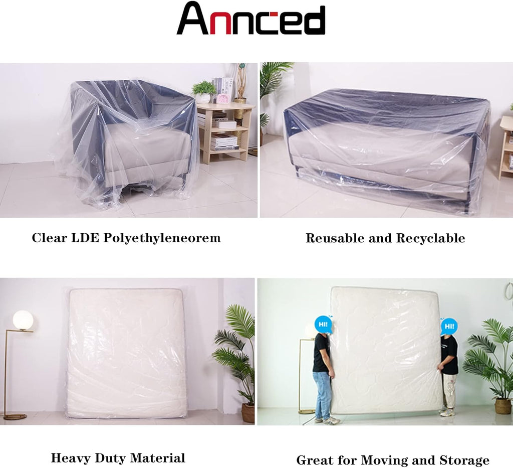 Queen Mattress Bag 4 mil Polyethylene J72190