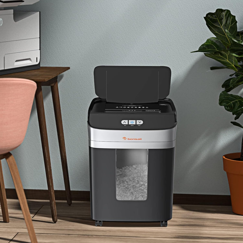 90-Sheet Autofeed Micro Cut Paper Shredder Y8091