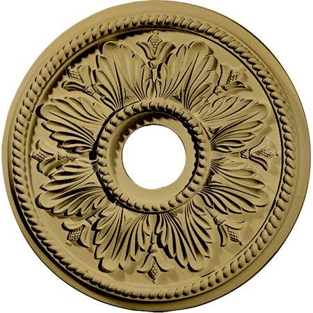 Edinburgh Ceiling Medallion Hand-Painted Clear Yellow J492794