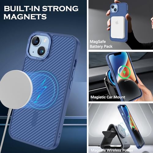 Carbon Fiber Pattern Case for iPhone 14 6.1 Inch W191991