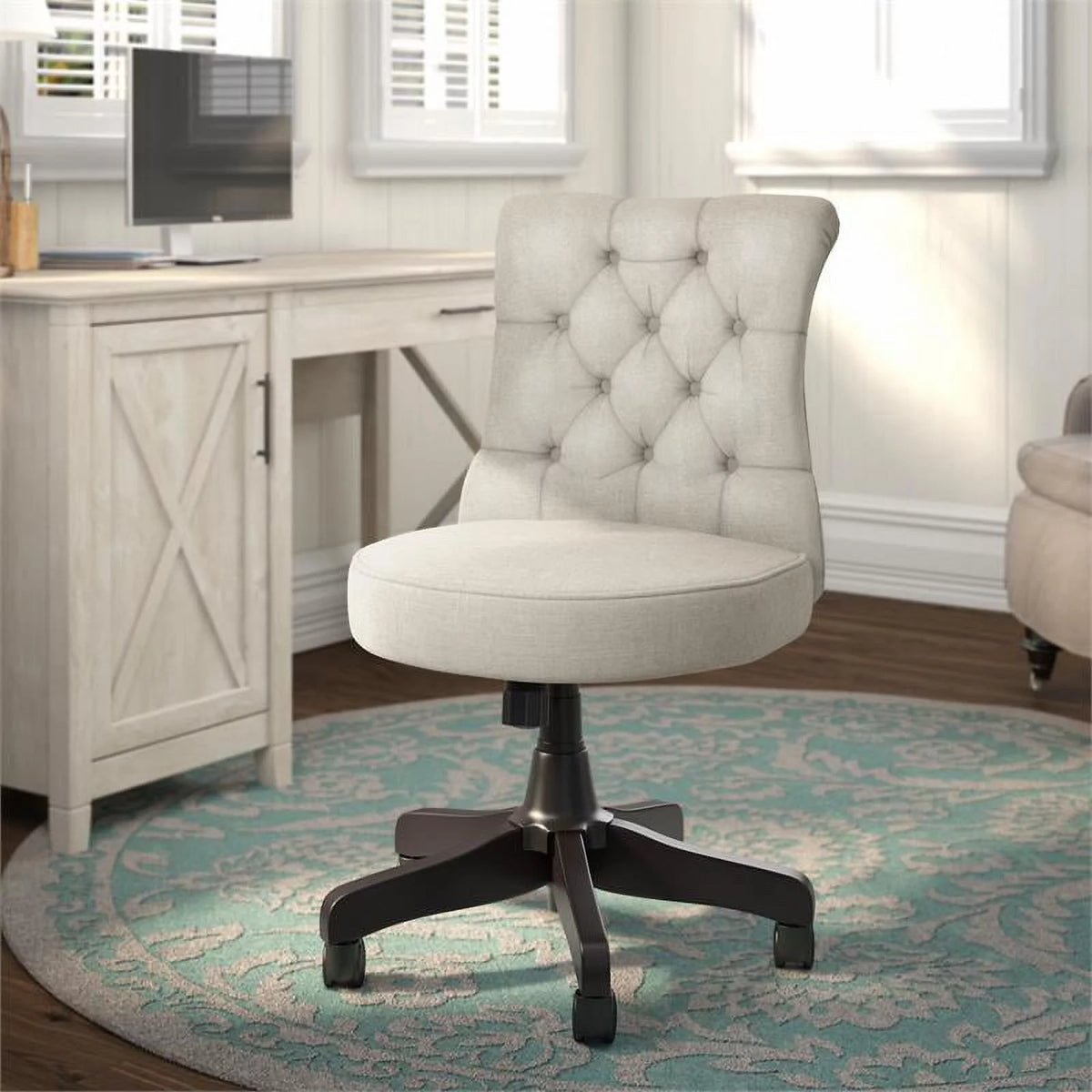 Cream Fabric Office Chair P480