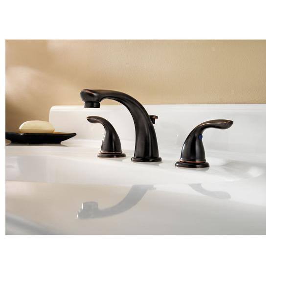 Tuscan Bronze 2-Handle Widespread Bathroom Faucet H421361
