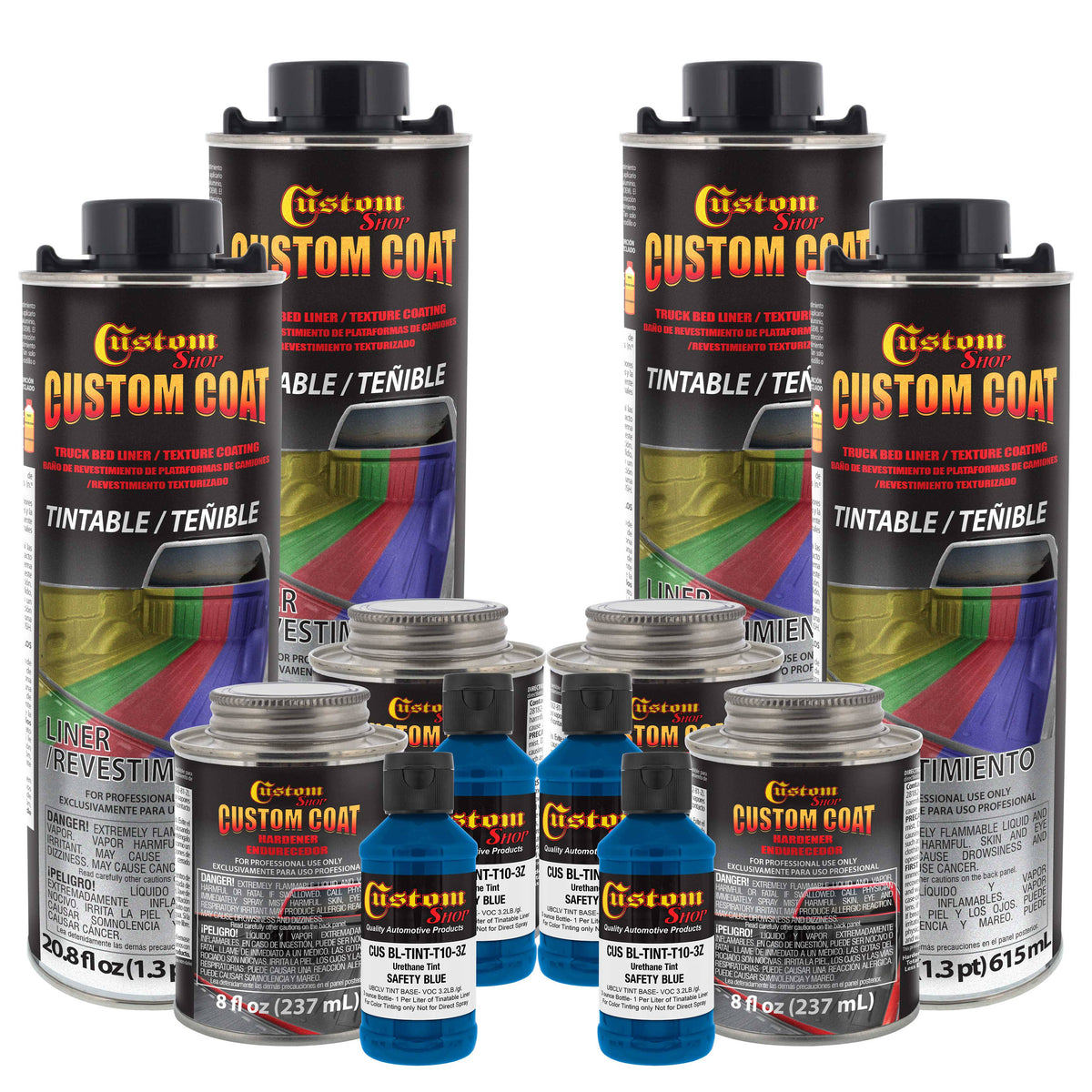 Safety Blue 4 Liter Urethane Spray-On Truck Bed Liner Kit X8685