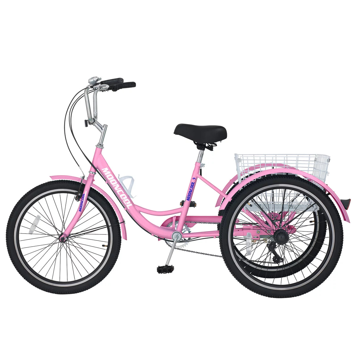 24 Adult Tricycle 7 Speed Cyan L715918