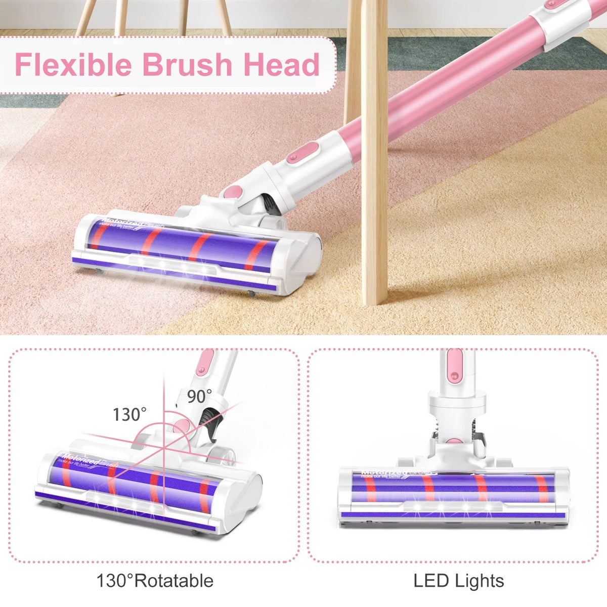 Cordless Stick Vacuum Cleaner U208