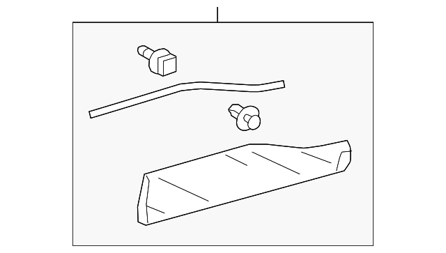 Toyota Door Molding Right Rear Lower U25779
