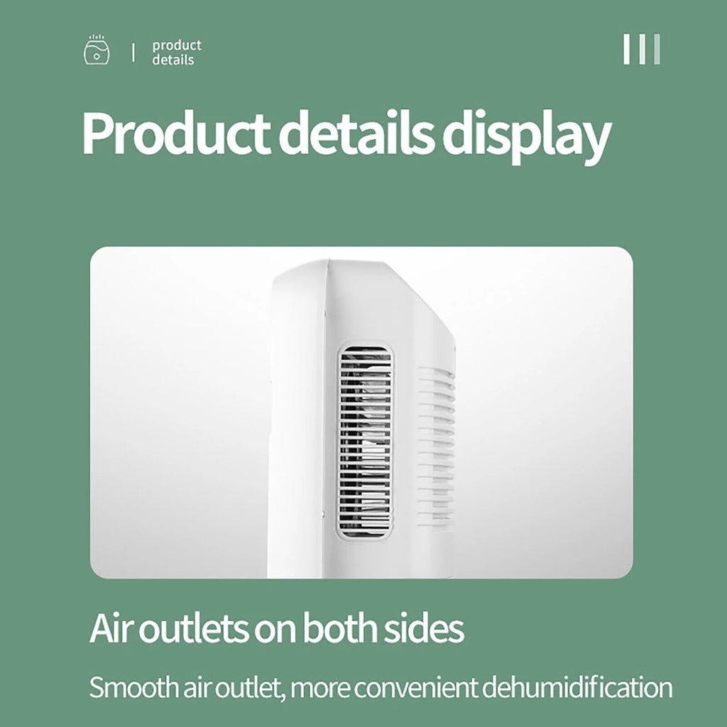 2.5L Water Tank Dehumidifier with Drain Hose O4765