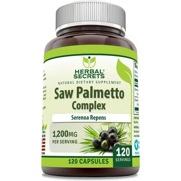 Saw Palmetto 1200 Mg 120 Capsules Supplement G9350